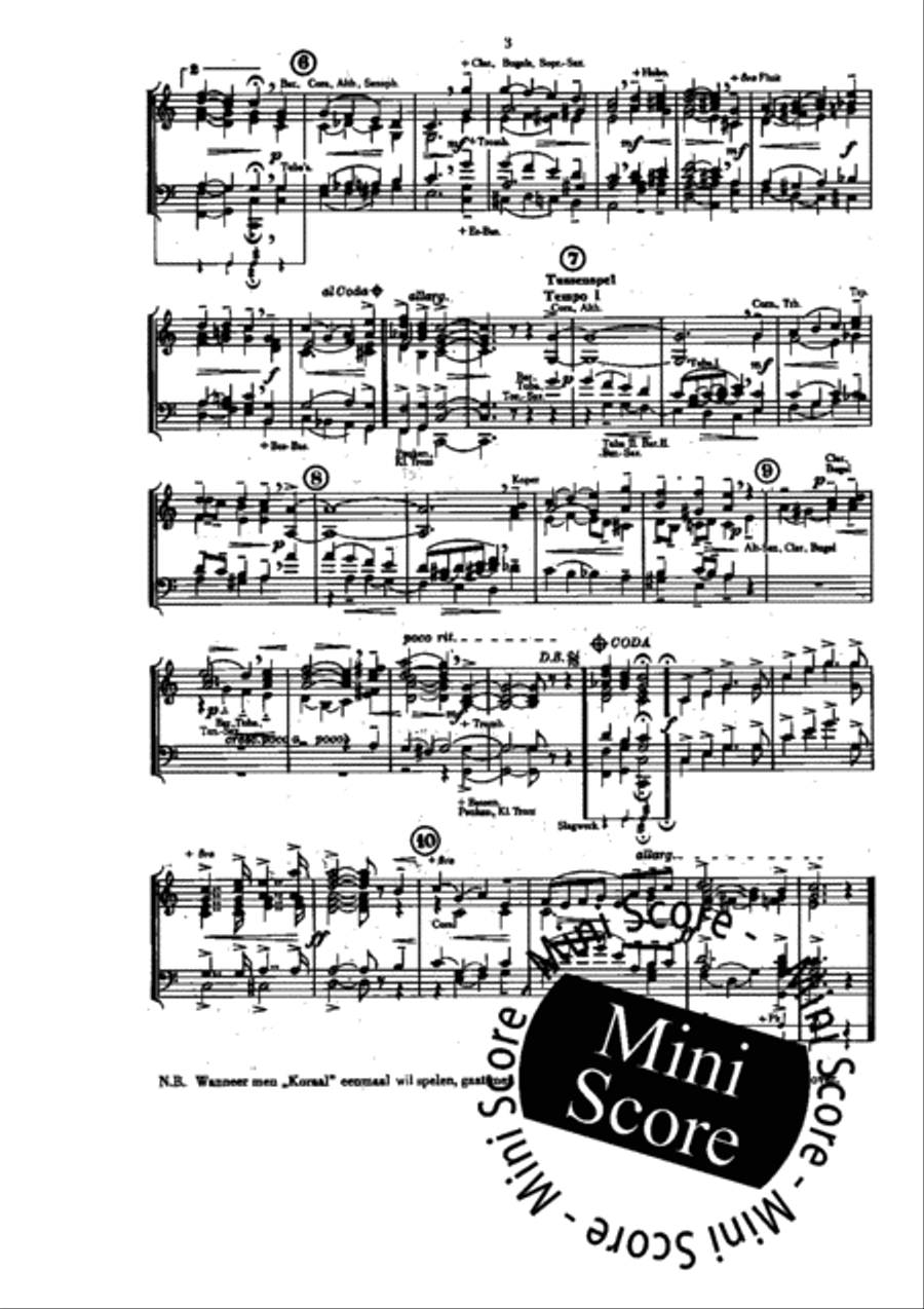 Wachet Auf, Ruft Uns Die Stimme Concert Band scores gallery preview page 6