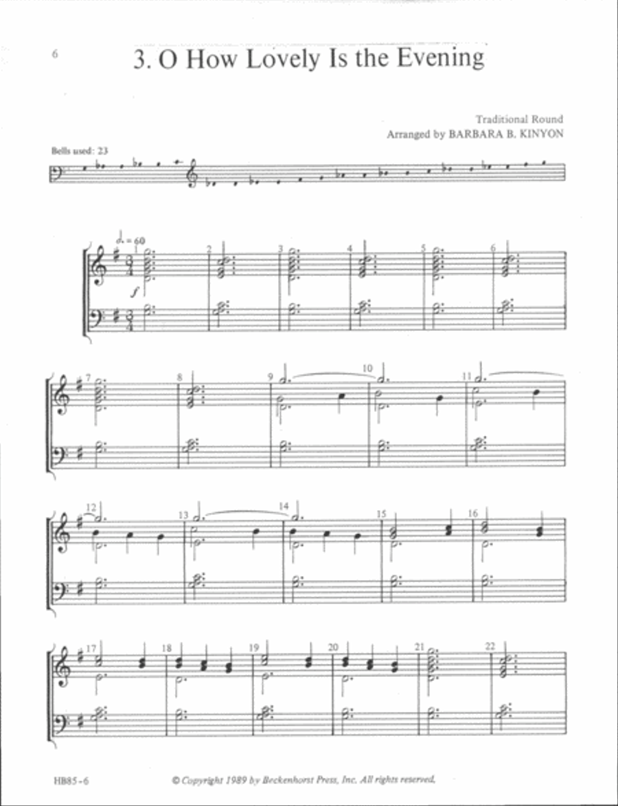 Let's All Ring At Eventide (Archive) 2-Octaves scores gallery preview page 4