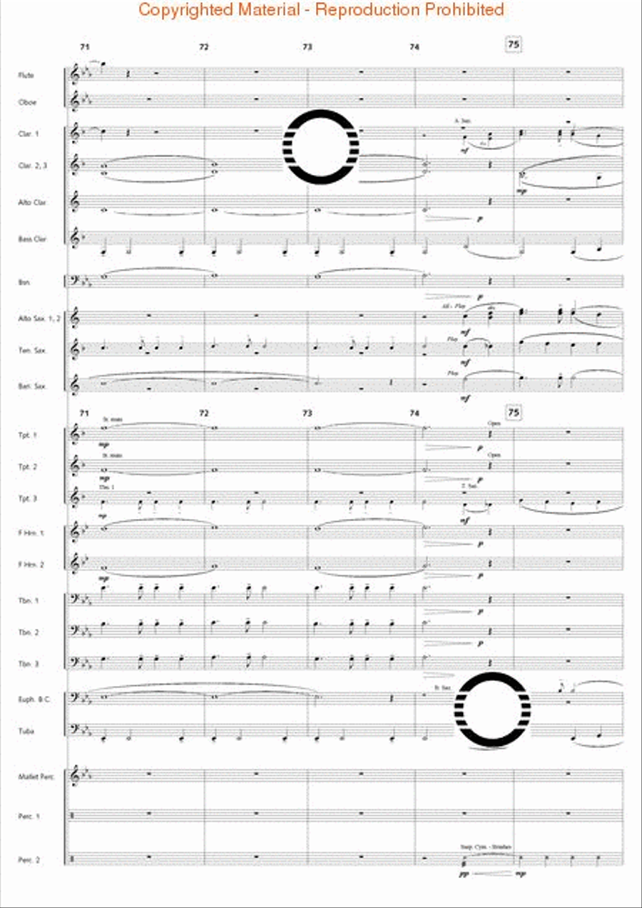 Holiday Jambalaya Concert Band scores gallery preview page 16