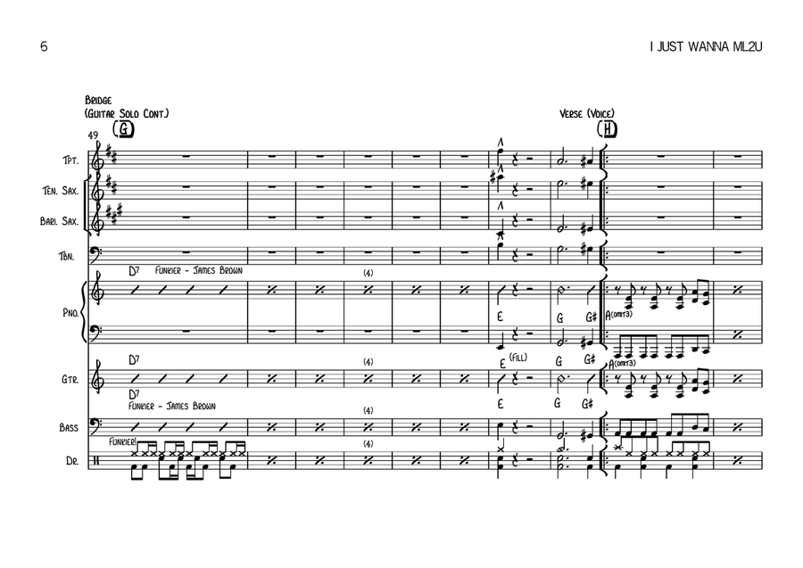 I Just Want To Make Love To You Large Ensemble scores gallery preview page 6