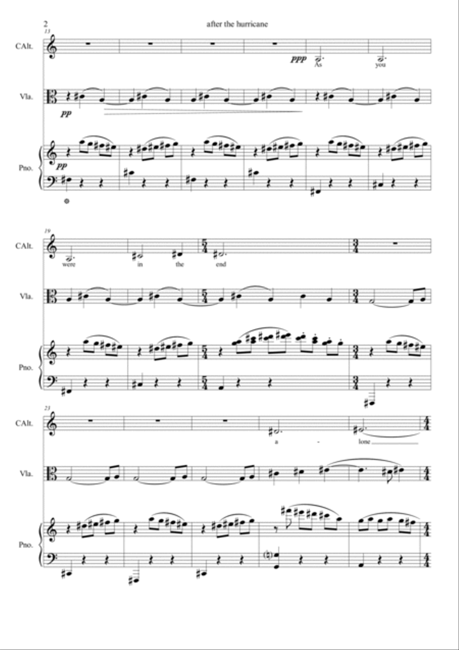 After the hurricane After the hurricane Voice scores gallery preview page 2
