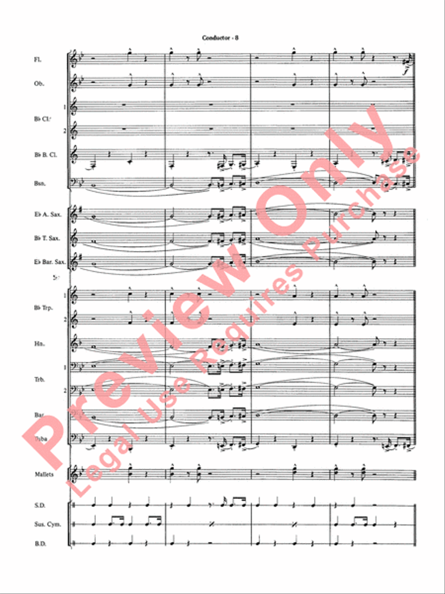 The Pink Panther Concert Band scores gallery preview page 10