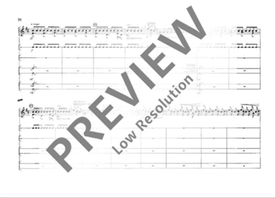 Spielstücke für kleines Schlagwerk Percussion scores gallery preview page 21
