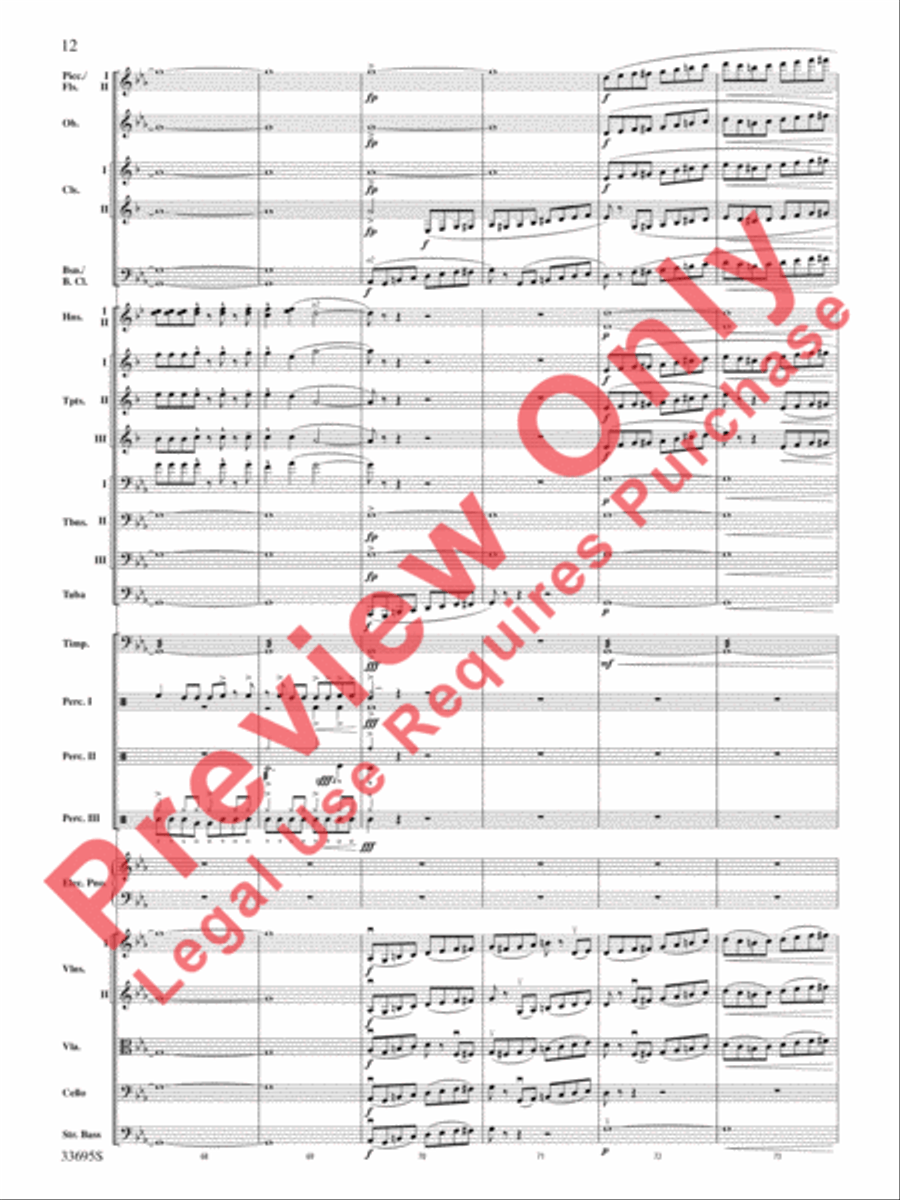 Danzas Cubanas Danzas Cubanas Full Orchestra scores gallery preview page 13