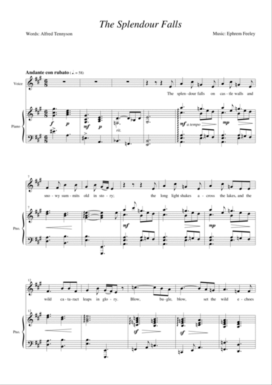 At the Window, and other songs Voice scores gallery preview page 3