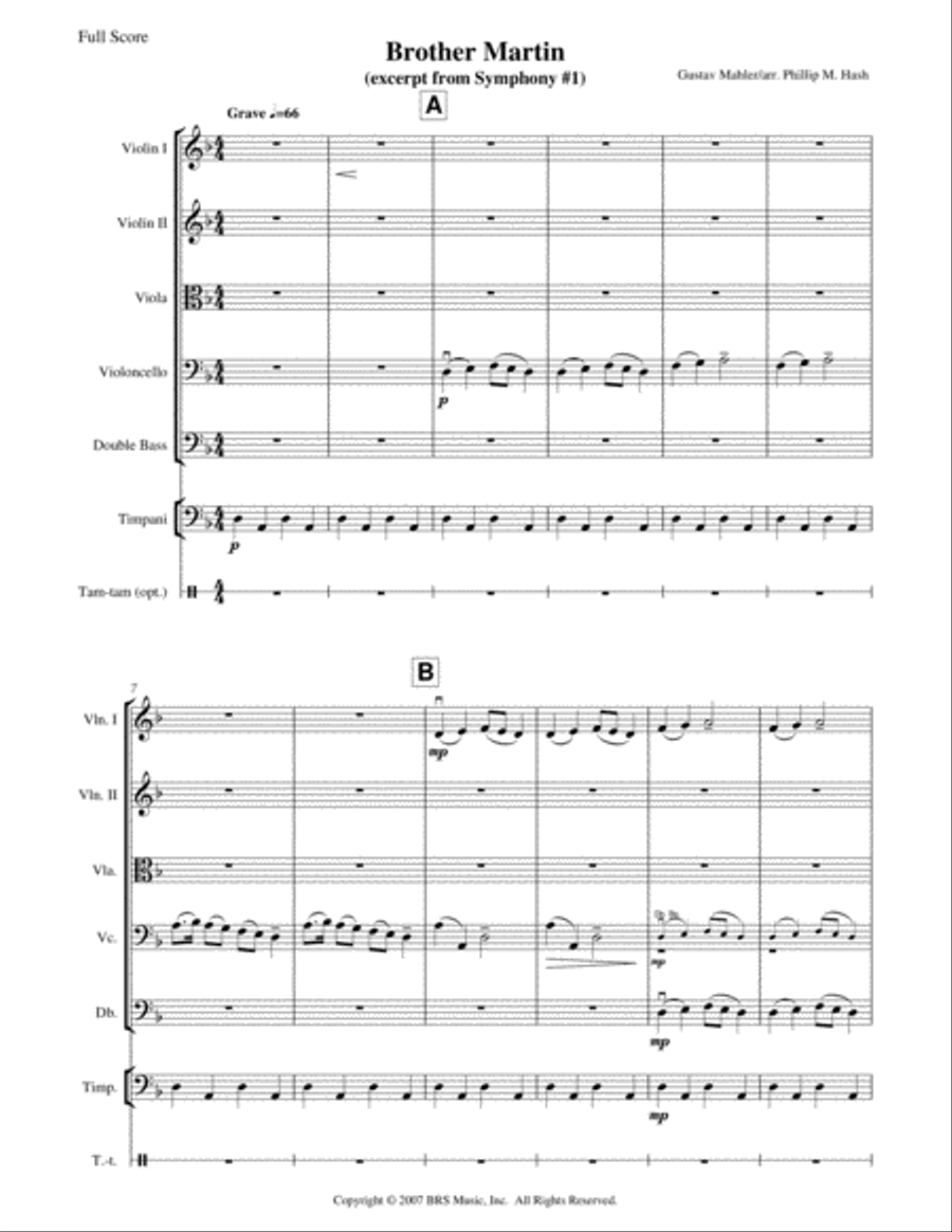 Brother Martin Brother Martin String Orchestra scores gallery preview page 2