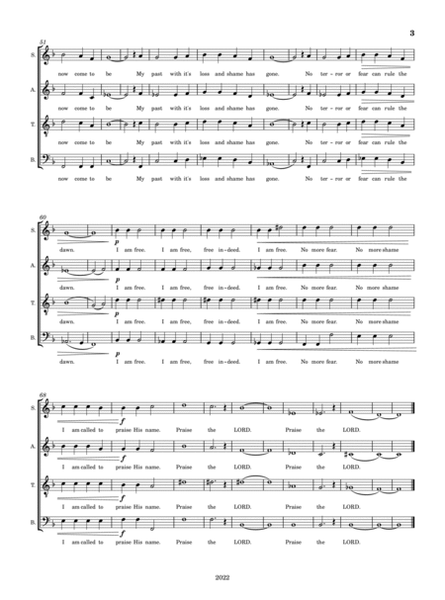 Hymn Of The Forgotten -Song Of Mephibosheth(SATB) image number null