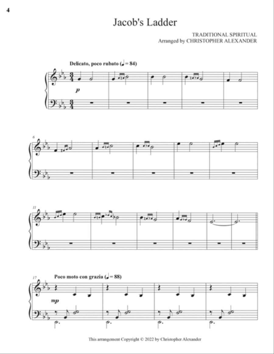 Jacob's Ladder Piano Solo scores gallery preview page 4