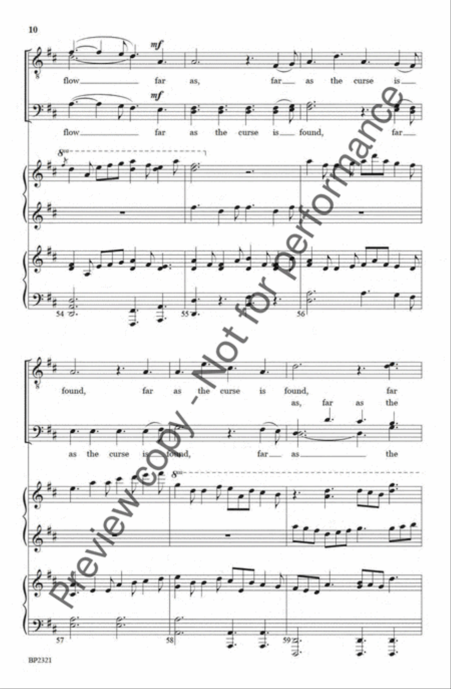 Joy to the World TTBB image number null