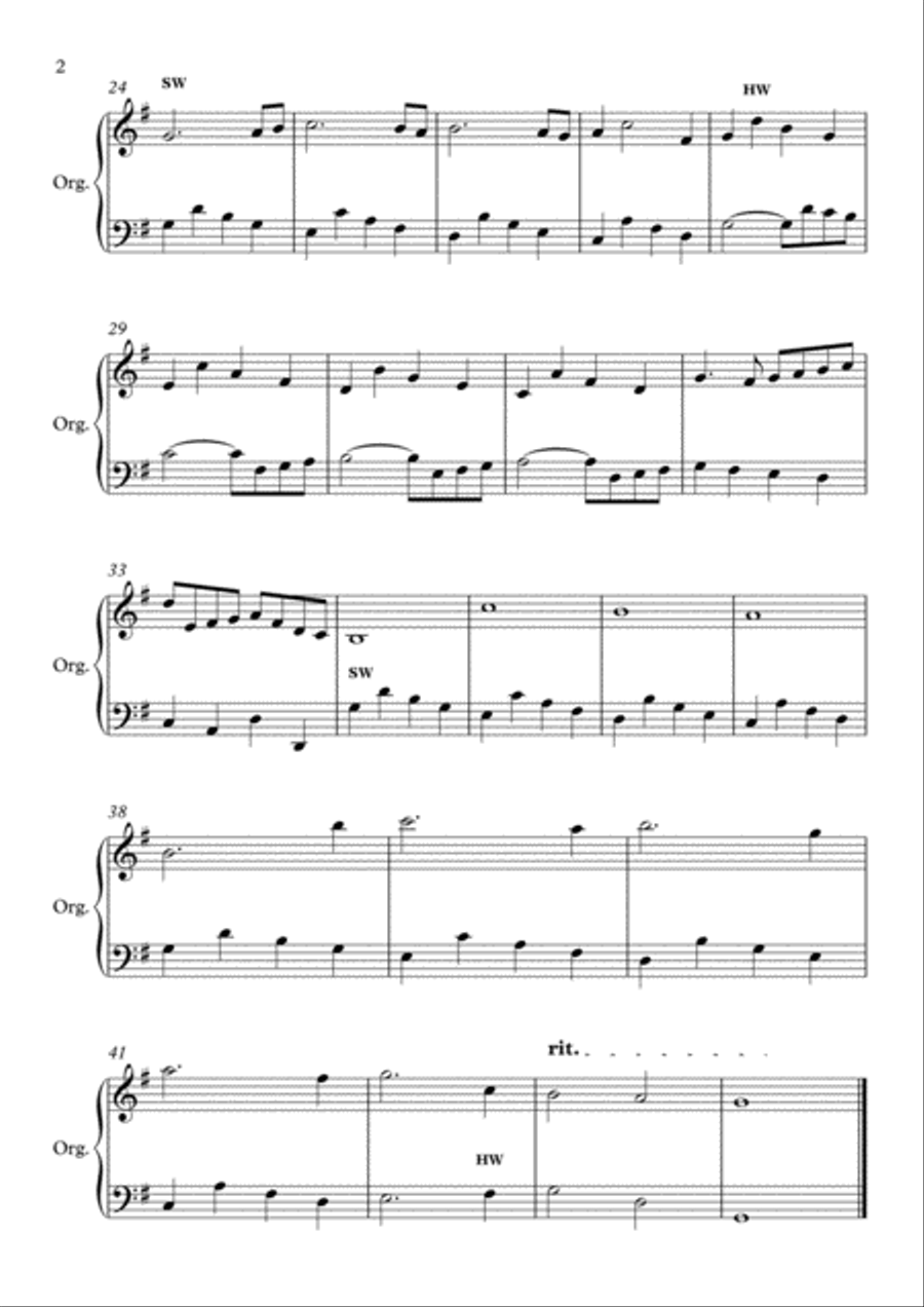Joyful collection for organists & students Organ Solo scores gallery preview page 3