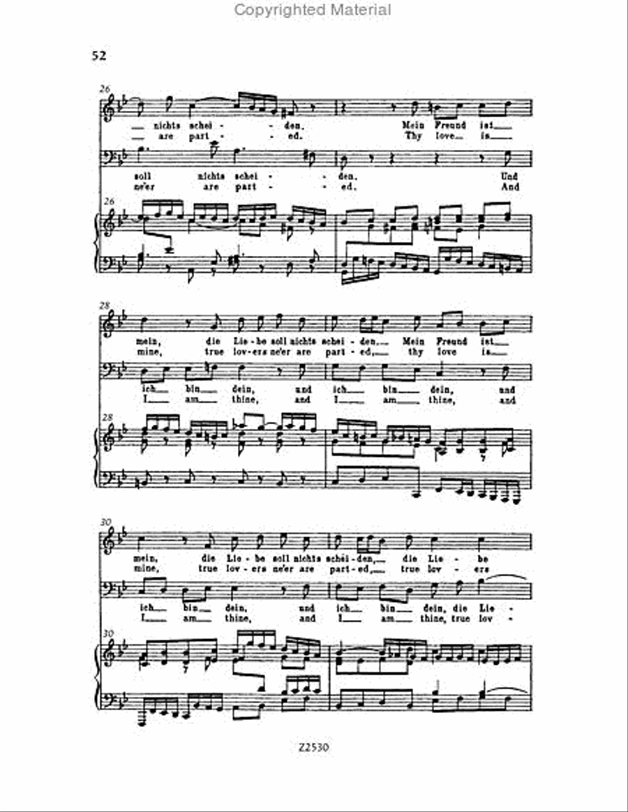 Wachet auf, ruft uns die Stimme, BWV 140 Choir scores gallery preview page 52