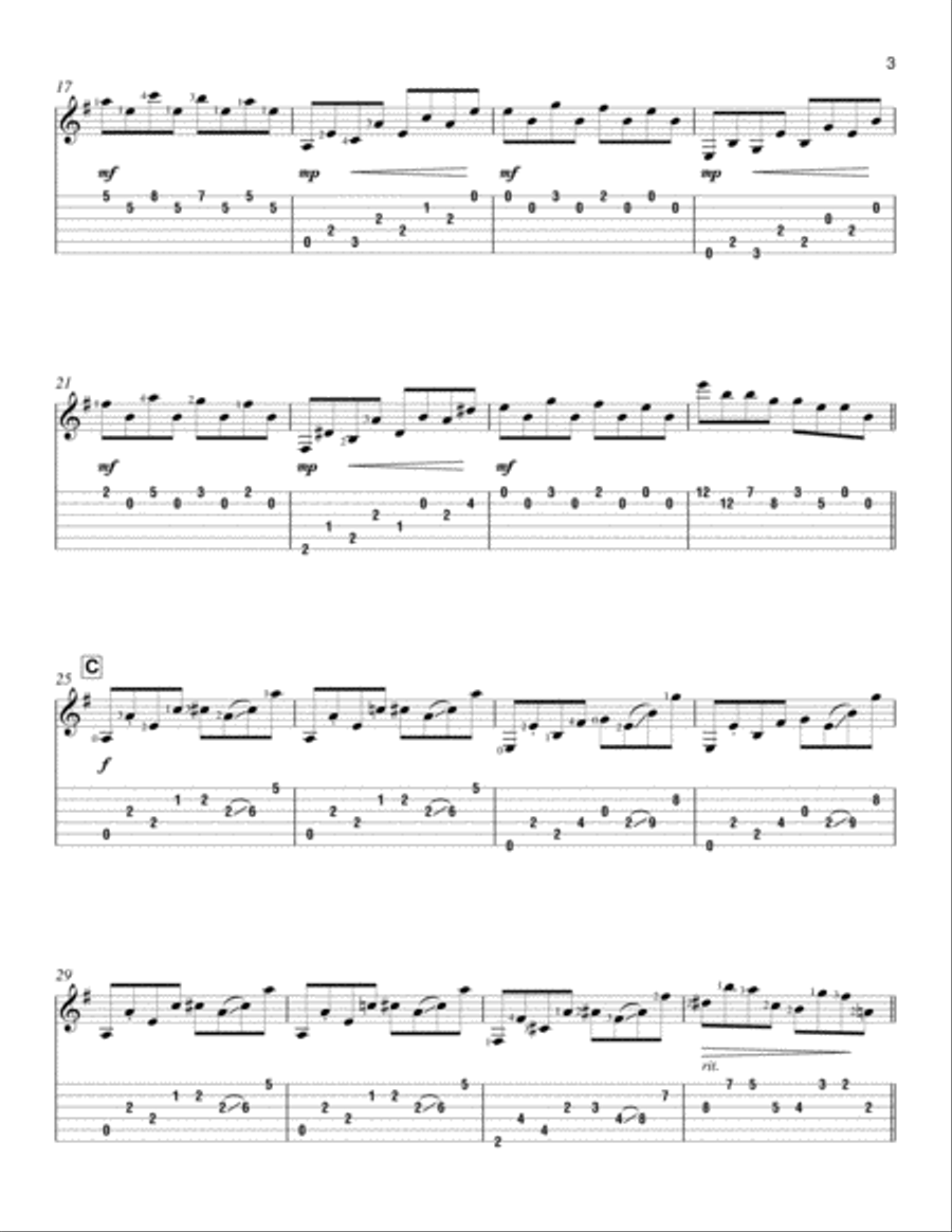 The Chase Guitar Tablature scores gallery preview page 2