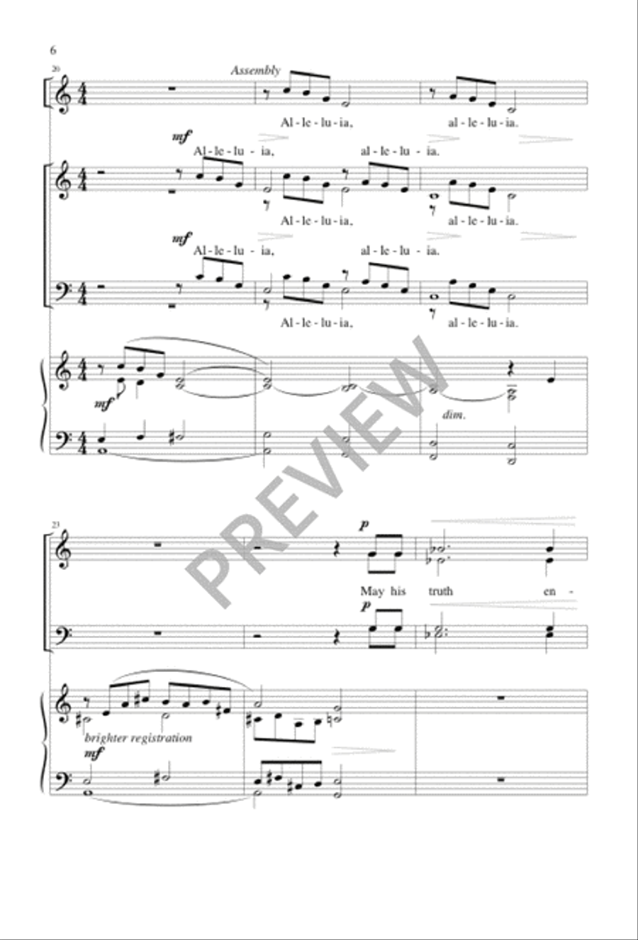 Open Your Hearts Open Your Hearts 4-Part scores gallery preview page 6