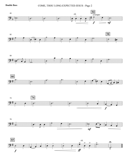 Carols for Choir and Congregation - Double Bass