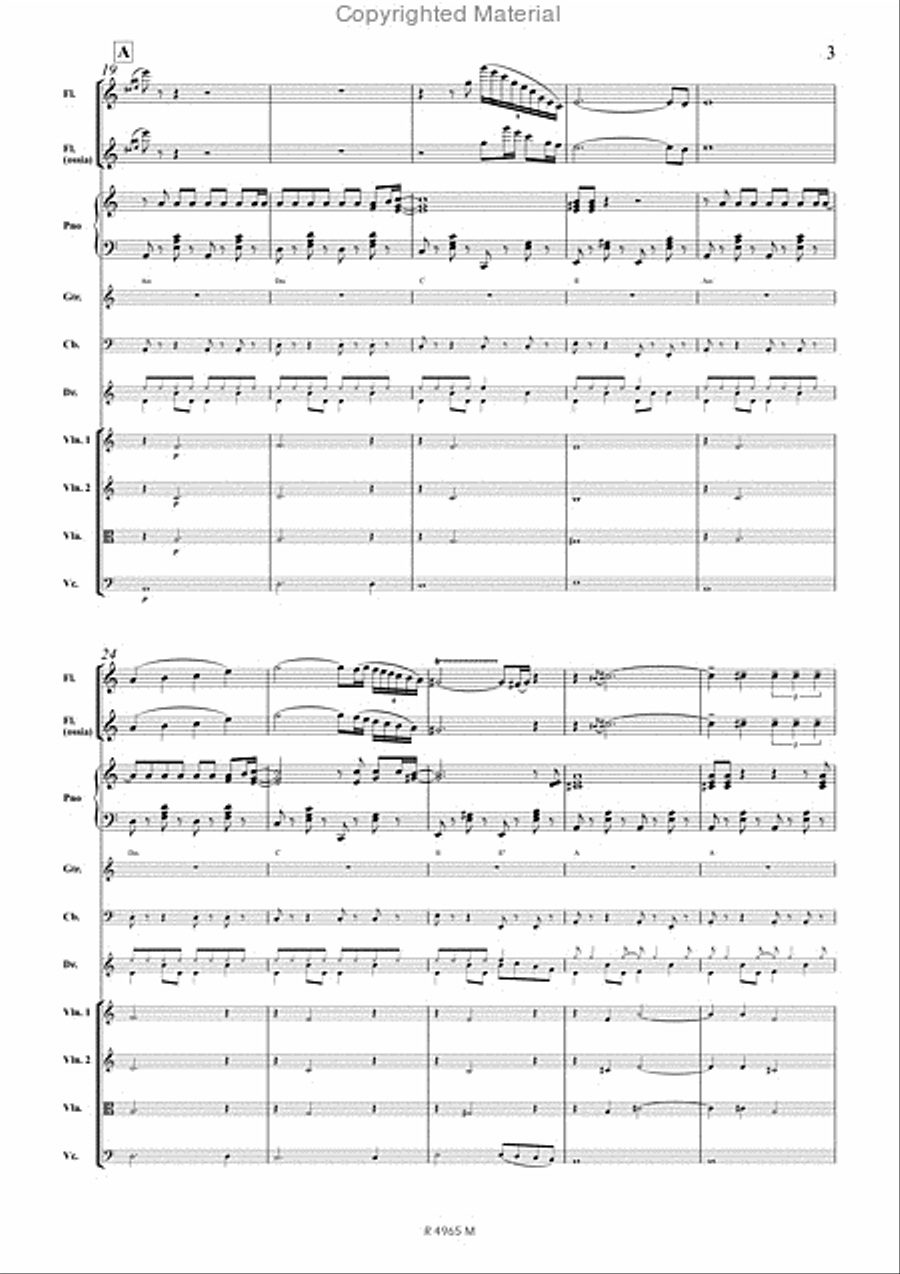 Il est 5 heures, Paris s'éveille Flute scores gallery preview page 4