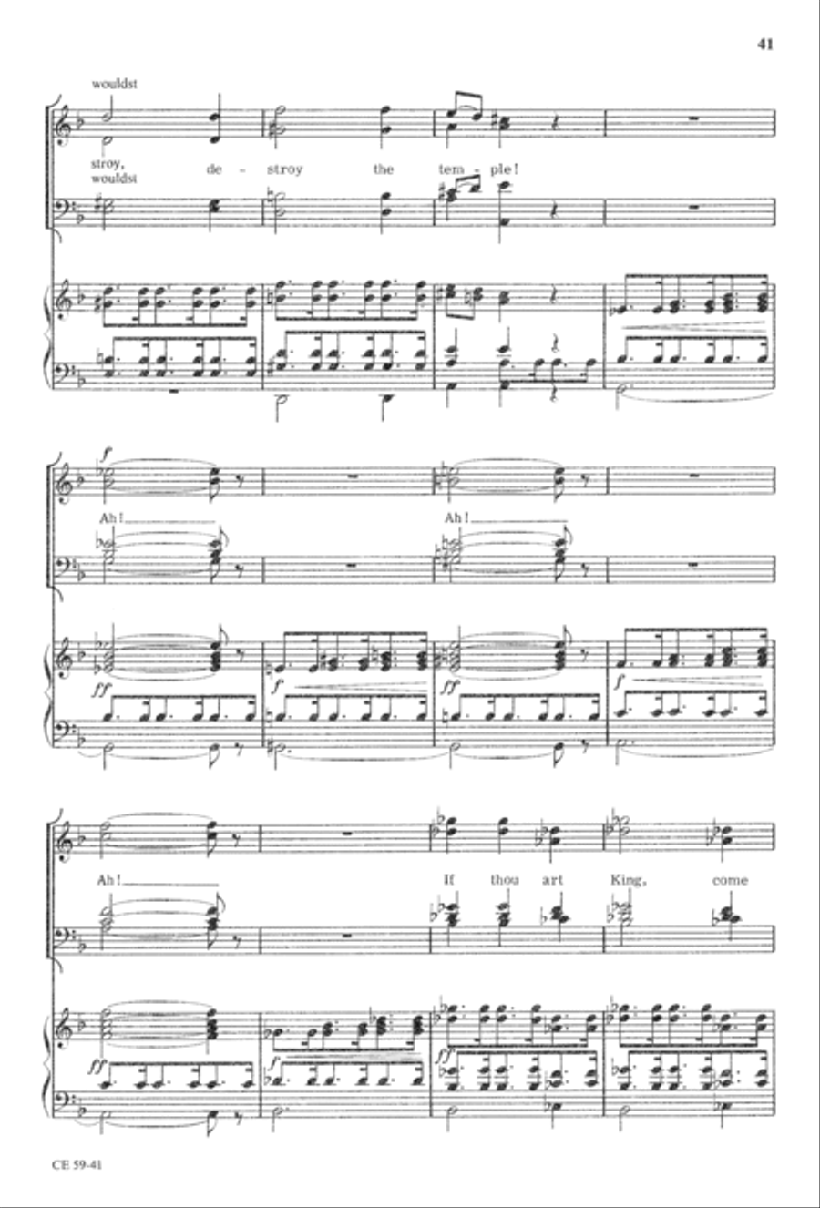 The Seven Last Words of Christ 4-Part scores gallery preview page 43