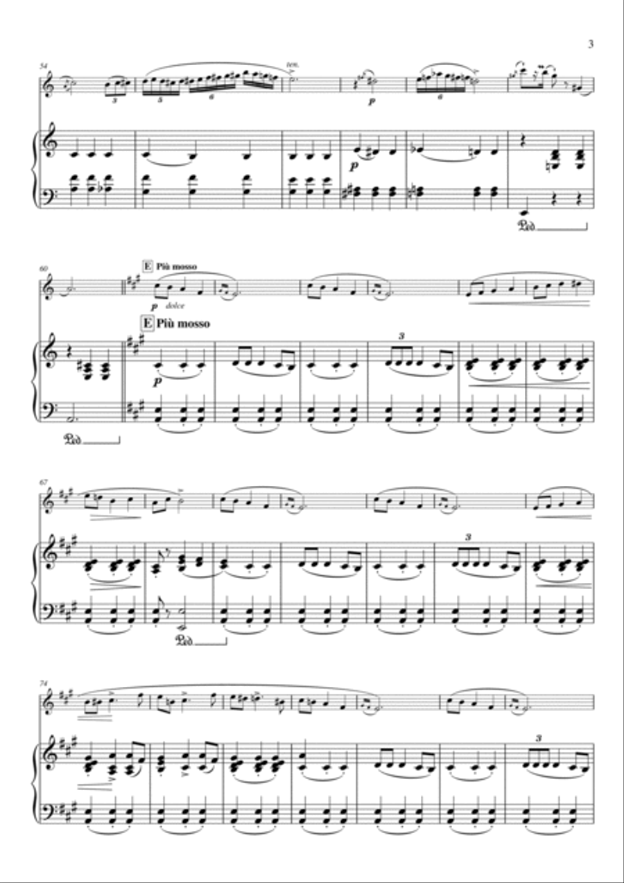 Mazurka in A Minor Violin Solo scores gallery preview page 4