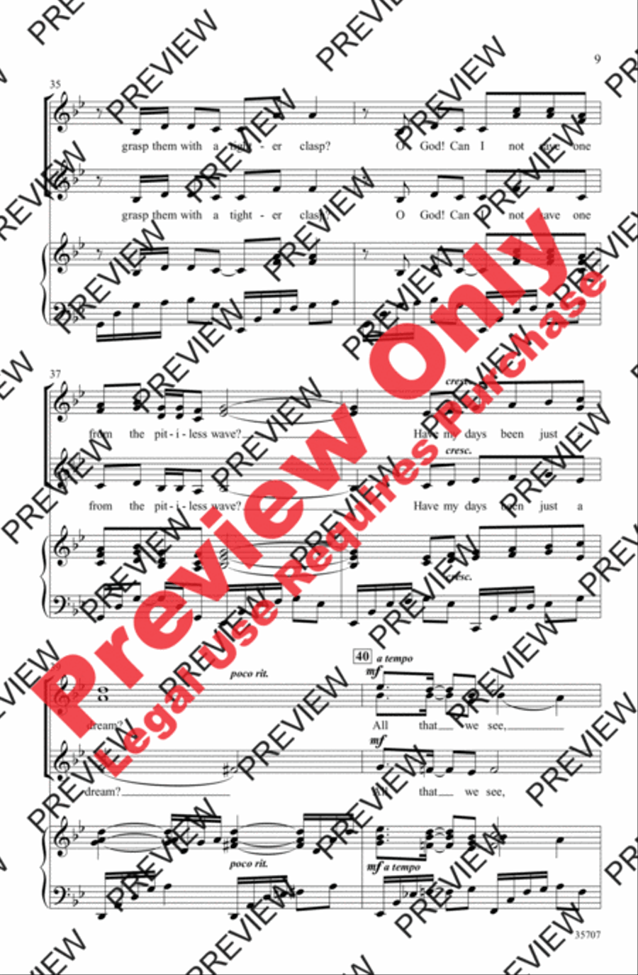 A Dream Within a Dream A Dream Within a Dream Women's Choir scores gallery preview page 9