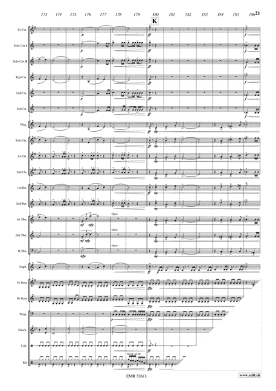 Planes Brass Band scores gallery preview page 10