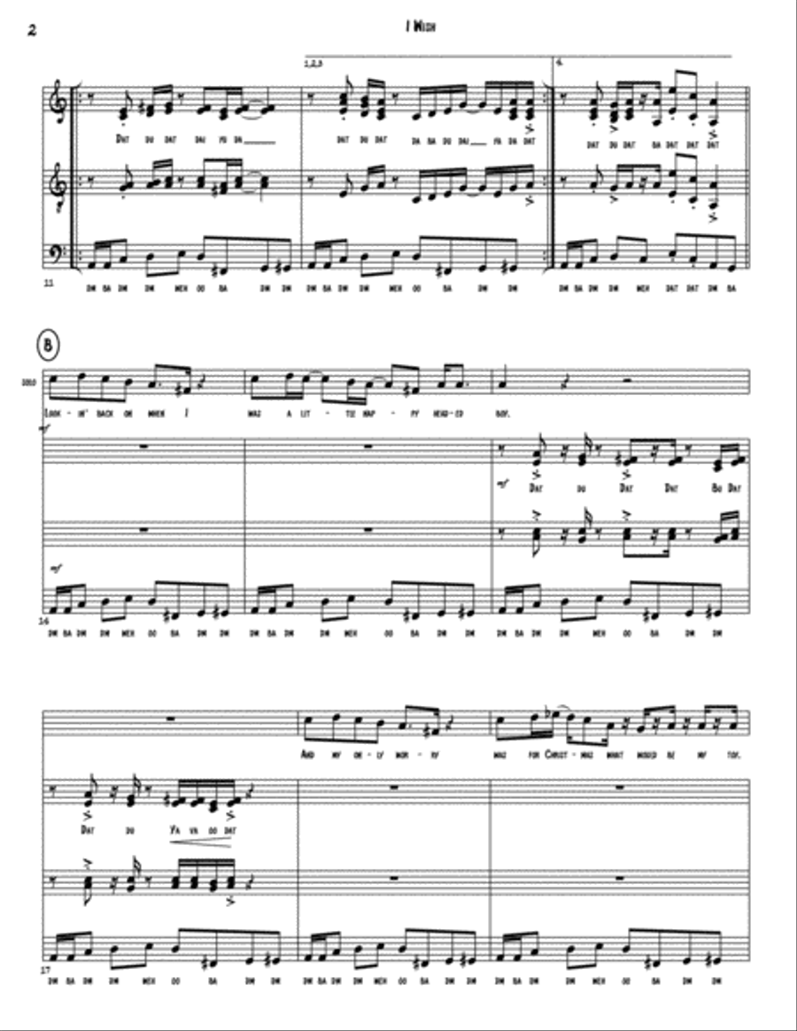 I Wish I Wish Divisi scores gallery preview page 2
