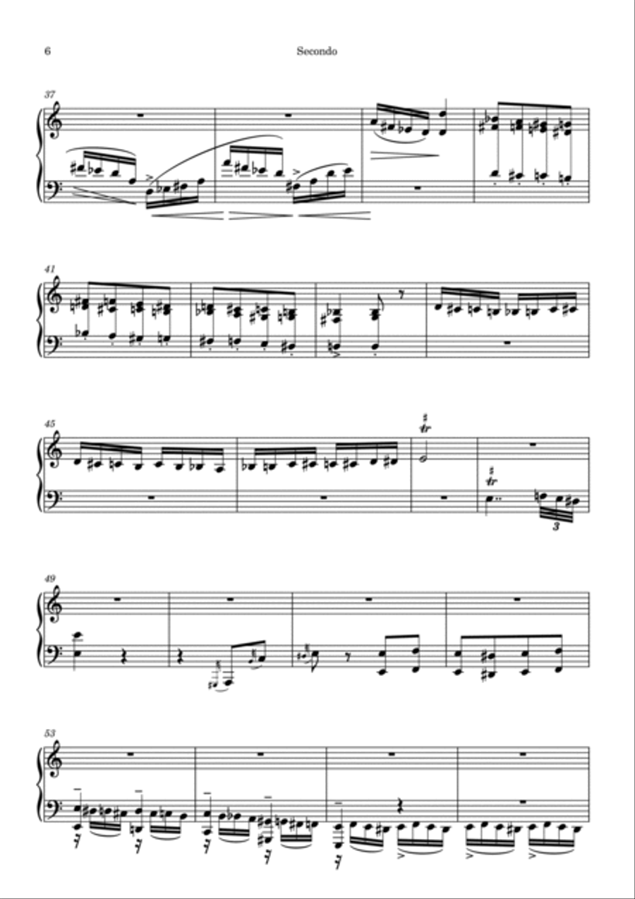 Flight of the Bumblebee for piano - Four Hands 1 Piano, 4-Hands scores gallery preview page 6