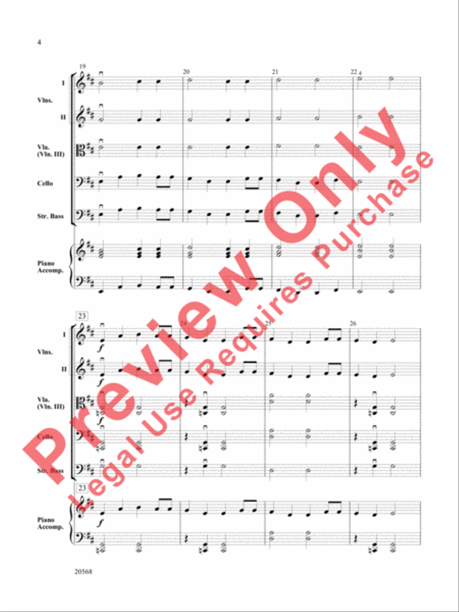 Sailor's Song Sailor's Song String Orchestra scores gallery preview page 5