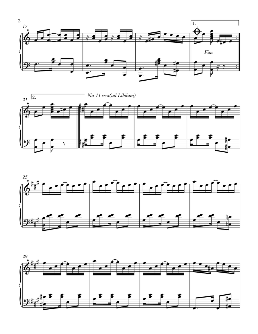 Tico Tico No Fuba Piano Solo scores gallery preview page 2