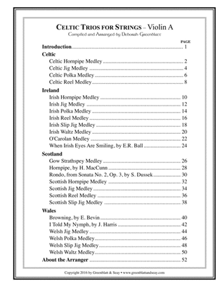 Celtic Trios for Strings - Violin A, Viola B, and Cello C (3 books)