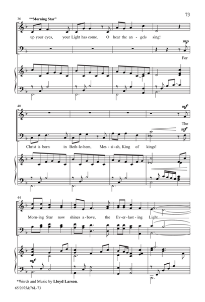 Morning Star SATB image number null