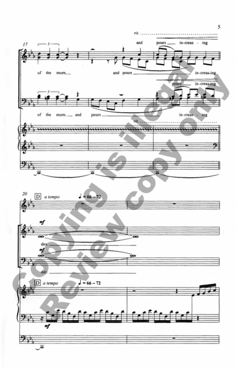 With Thee That I May Live (Choral Score) image number null
