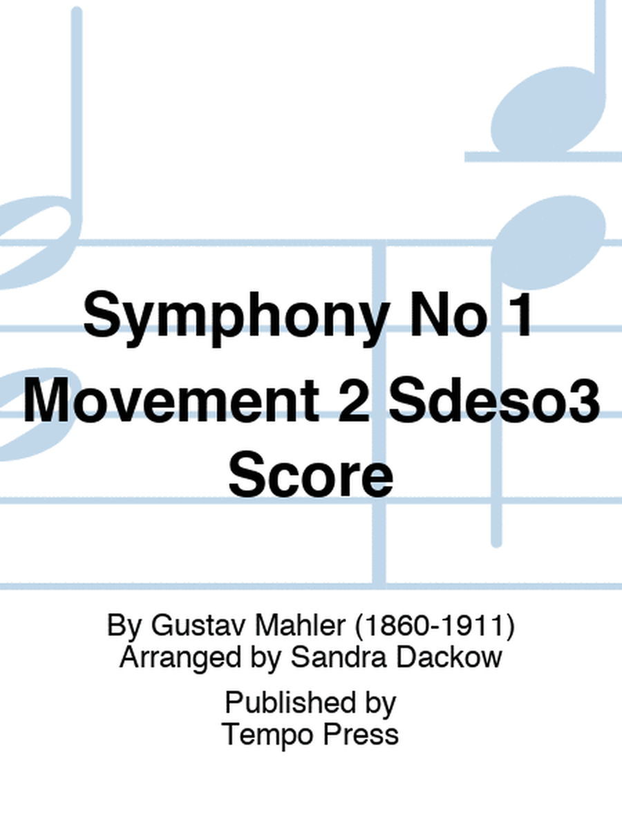 Symphony No 1 Movement 2 Sdeso3 Score