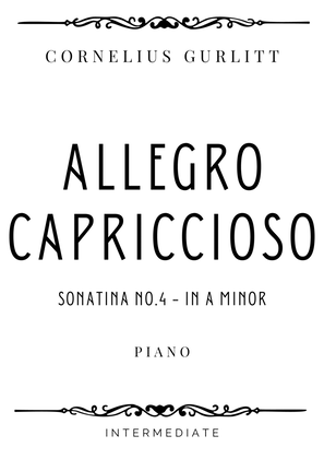 Gurlitt - Allegro Capriccioso from Sonatina No. 4 in A minor - Intermediate