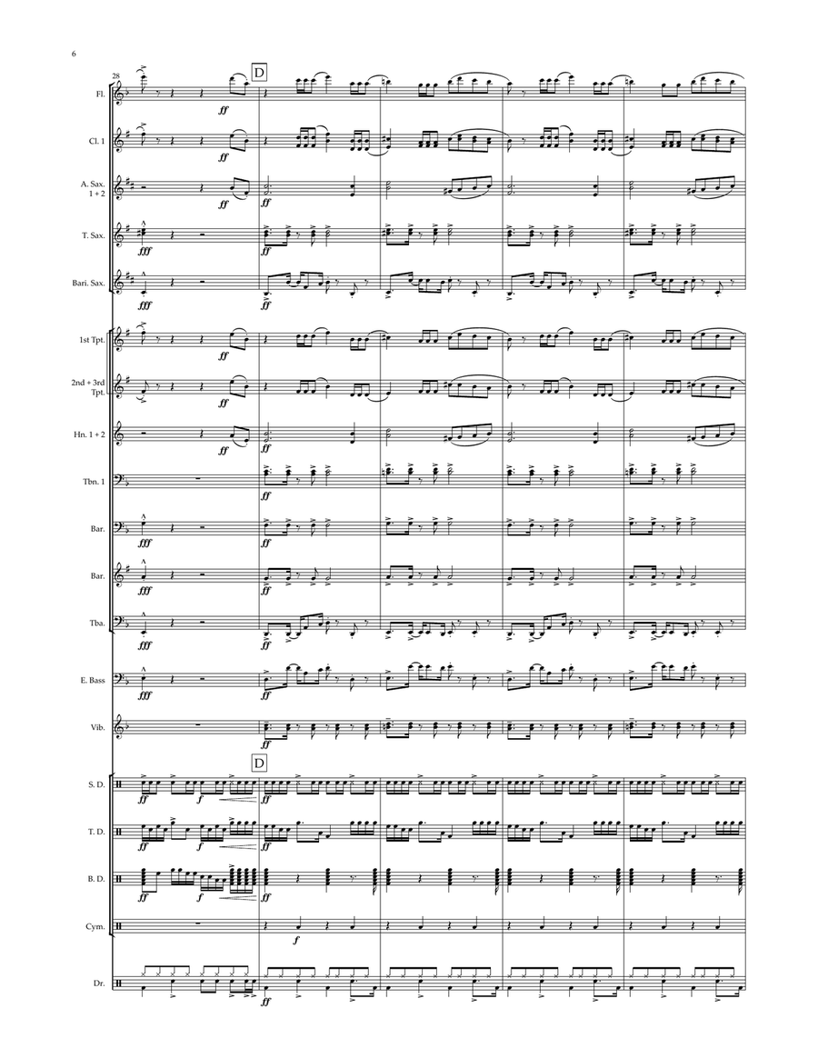 Espresso Marching Band scores gallery preview page 6
