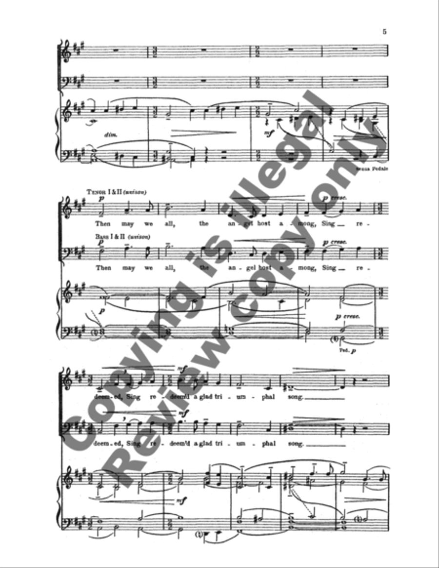 Christians Awake TTBB scores gallery preview page 5