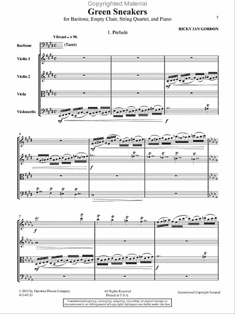 Green Sneakers Chamber Music scores gallery preview page 2