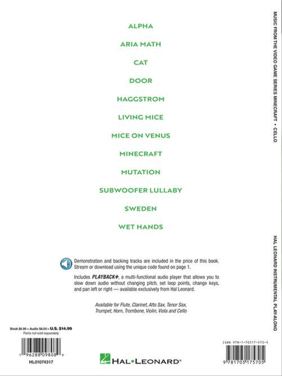 Minecraft – Music from the Video Game Series Cello scores gallery preview page 6