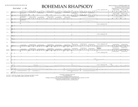 Bohemian Rhapsody - Full Score