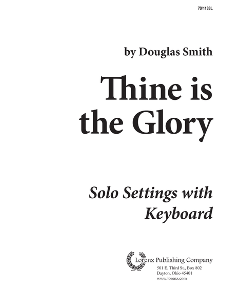 Thine Is the Glory - Keyboard