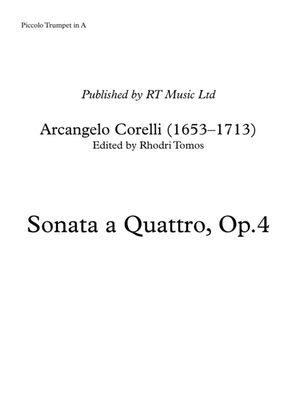 Corelli Trumpet Sonata a Quattro, Op.4. Trumpet solo parts.