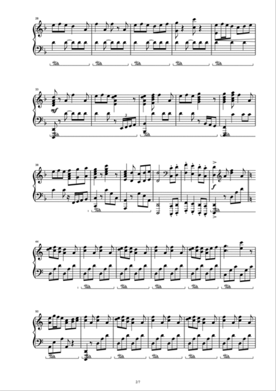 Up Is Down Up Is Down Piano Solo scores gallery preview page 2