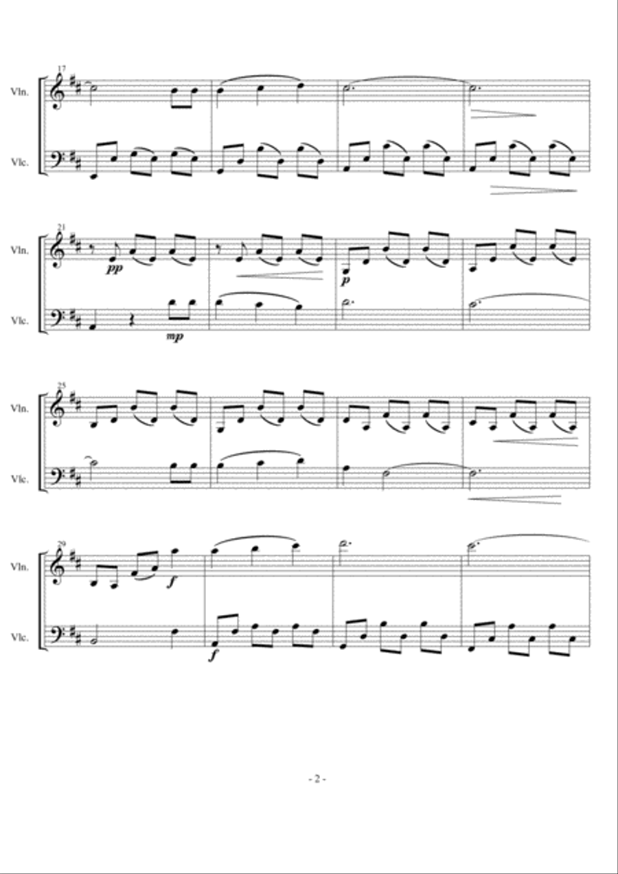 Annie's Song Annie's Song Set of Parts scores gallery preview page 2