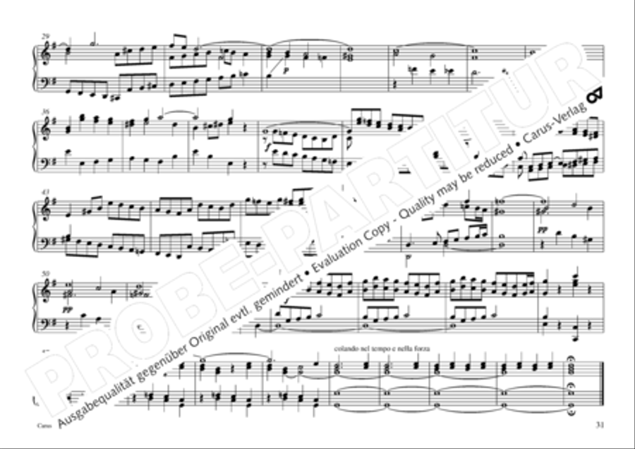 Vogler, 32 Preludes pour l' Orgue ou Pianoforte Piano scores gallery preview page 32