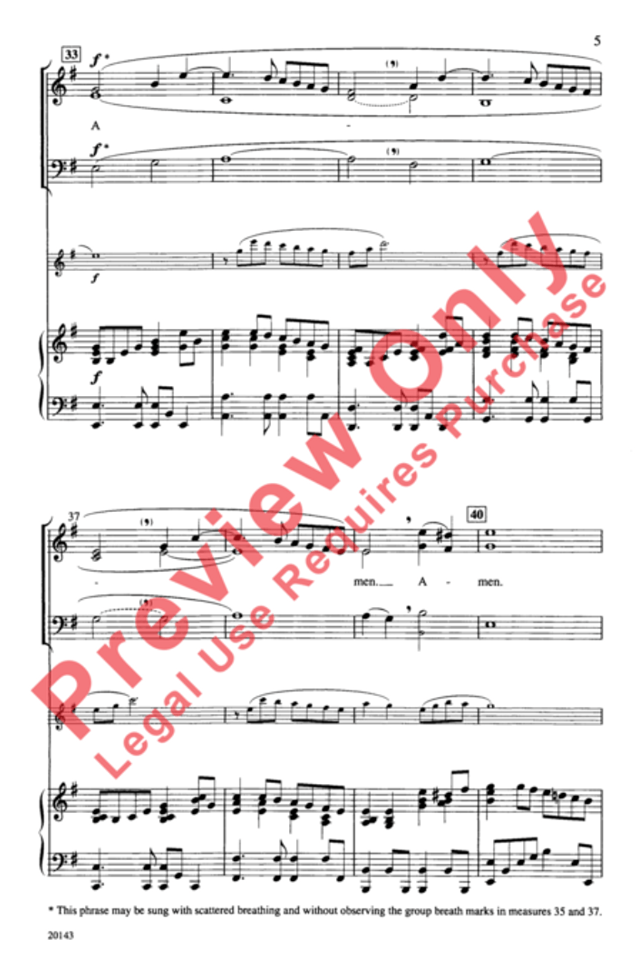 Ave Maria Ave Maria 3-Part scores gallery preview page 6
