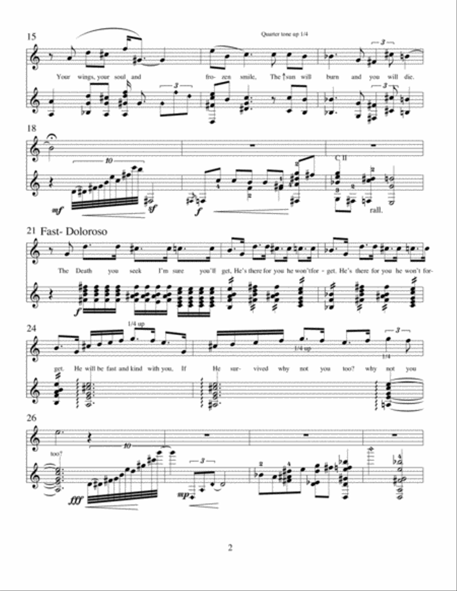 The Daedalus and Icarus Journey Classical Guitar scores gallery preview page 6