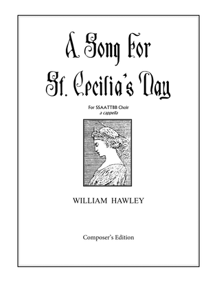 Book cover for A Song For St. Cecilia's Day