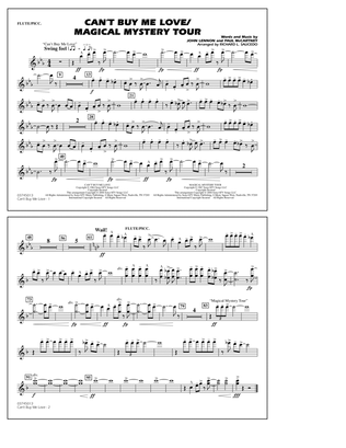 Can't Buy Me Love/Magical Mystery Tour (arr. Richard L. Saucedo) - Flute/Piccolo