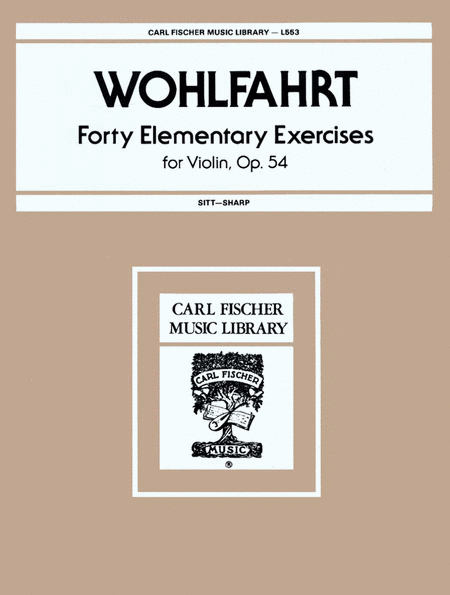 Forty Elementary Exercises, Op. 54