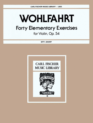 Forty Elementary Exercises