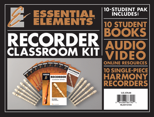 Book cover for Essential Elements for Recorder Classroom Kit