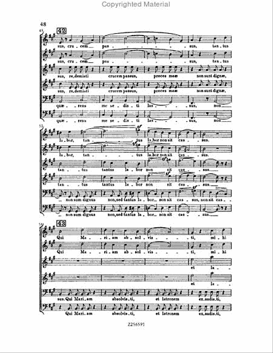 Grande Messe du Morts, H 75 Choir scores gallery preview page 48